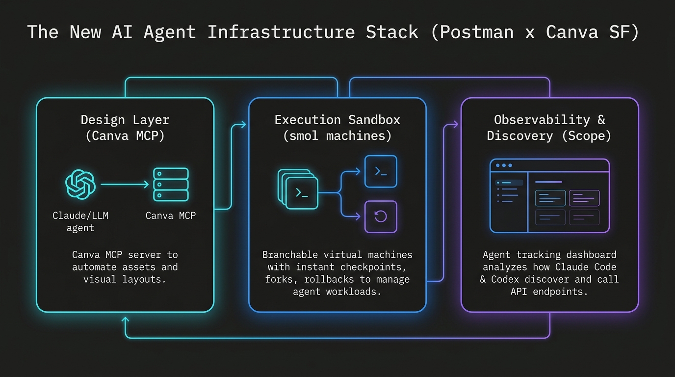 The New AI Agent Infrastructure Stack architecture diagram